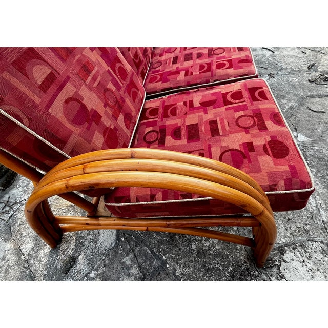 Restored Pretzel Sofa & Lounge Chair Set- 2 Pieces For Sale - Image 9 of 9