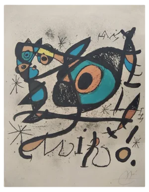 Joan Miro, Untitled, 1972, Lithograph