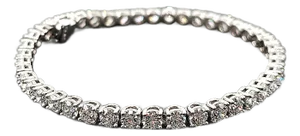 10.83 Ct Diamond Tennis Bracelet - Platinum