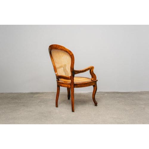 Antique Biedermeier Chair in Wood, 1800s For Sale - Image 3 of 16