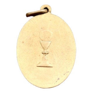 19.2k Gold Our Lady Pendant For Sale