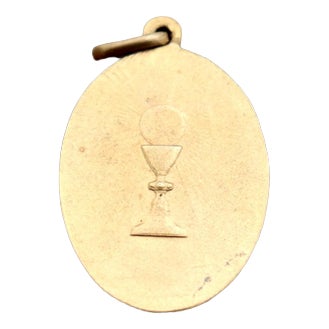 19.2k Gold Our Lady Pendant For Sale