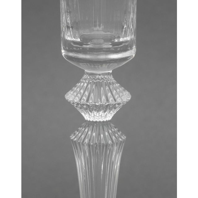 Baccarat "Mille Nuits" Crystal Champagne Flutes, 4 For Sale In New York - Image 6 of 9