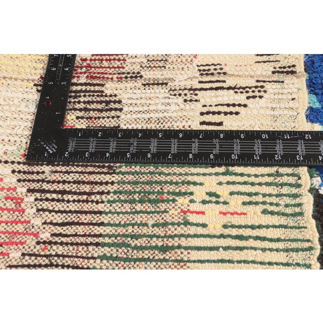 Textile Vintage Azilal Moroccan Rug, 05'04 X 10'02 For Sale - Image 7 of 10