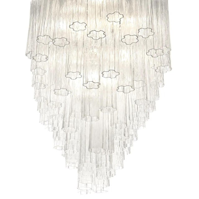 Oval Tronchi Murano Glass Chandelier by Simoeng for Simoeng For Sale - Image 4 of 6