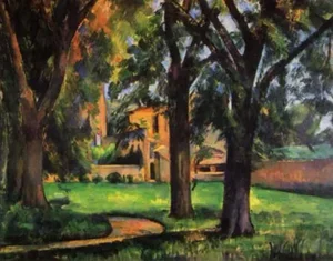 Cezanne Chestnut Trees & Farm House Ltd Edition Giclee