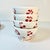 Vintage Art Deco Boho Chic Cherries Jubilee Luncheon Plates & Bowls - Set of 8 For Sale - Image 9 of 12