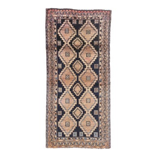Antique Persian Shiraz Rug, 04'03 X 09'02 For Sale