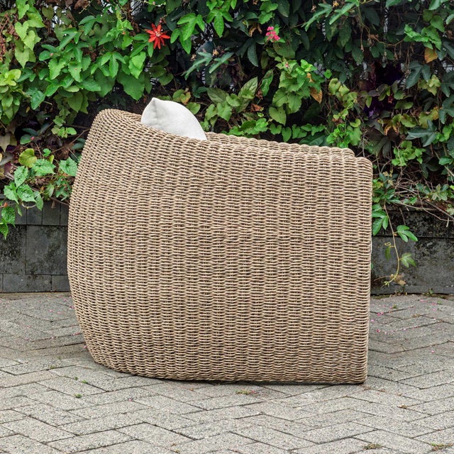 Tropic Golden Flax Outdoor Lounge Chair For Sale - Image 10 of 15