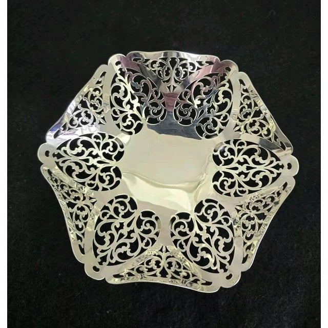 Art Deco Sterling Silver Trinket Dish by William Adams, Birmingham, 1932 For Sale - Image 4 of 18