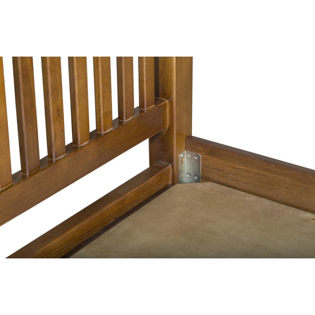 2020s Mission Oak Slat Bed - Michael's Cherry For Sale - Image 5 of 9