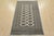 Tribal Bokhara Rug 4′ X 6’3” Gray Wool Tribal Hand-Knotted Oriental Carpet For Sale - Image 3 of 11