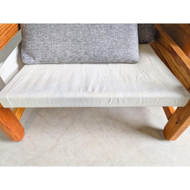 Vintage Chairs with Connecting Table & Ottoman by Niels Eilersen, Set of 4 For Sale - Image 10 of 16