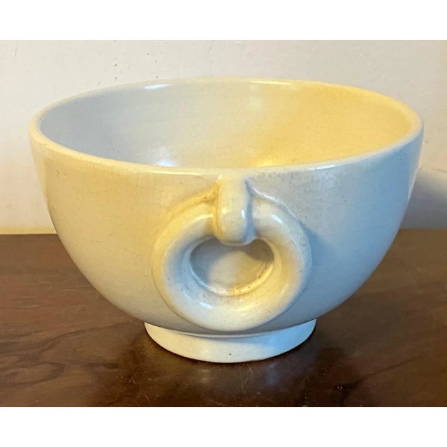 Ceramic French Art Deco Pottery Bowl for Ovington Bros. New York City 1920's For Sale - Image 7 of 13