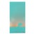 La Sunrise - Abstract Gradient Beach Scene Teal Tone Still Life Acrylic Painting by Kathleen Keifer For Sale