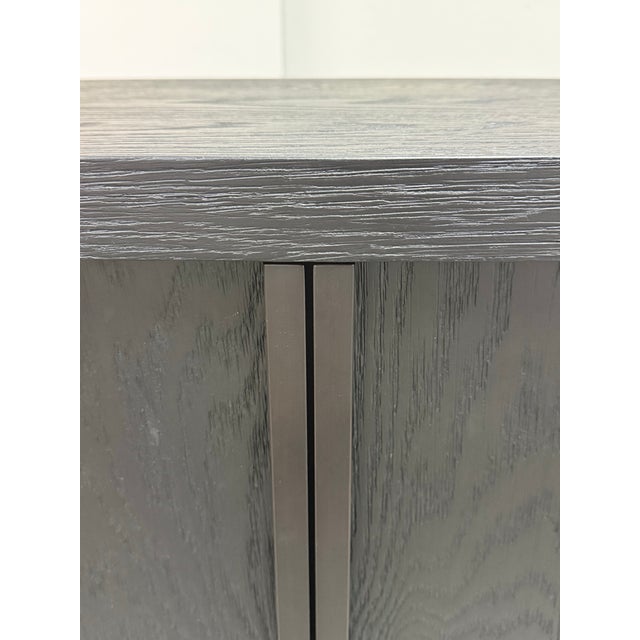 Black Van Thiels for Restoration Hardware Bezier Sideboard For Sale - Image 8 of 12