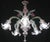 Italian Vintage Venetian Chandelier, Pink Murano Glass, 1960s For Sale - Image 3 of 16