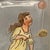 Art Nouveau Antique Bohemian Perfume Bottle: Hand-Painted Enamel Tennis Scene, c.1890-1910 For Sale - Image 3 of 9