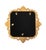 Kenneth Ludwig Chicago French D' Amboise Collection of Gold Petite Mirrors- Square For Sale - Image 4 of 9