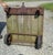 Vintage Primitive Industrial Small Garden Cart Platform Table, Rustic Wood & Iron Coffee Table For Sale - Image 10 of 10