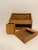 Rustic Vintage Bamboo & Rattan Letter Holder Desk Organizer 3 Piece Set For Sale - Image 3 of 12