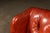 Vintage Wingback Tufted Armchair With Ottoman in Burnt Orange For Sale - Image 12 of 12