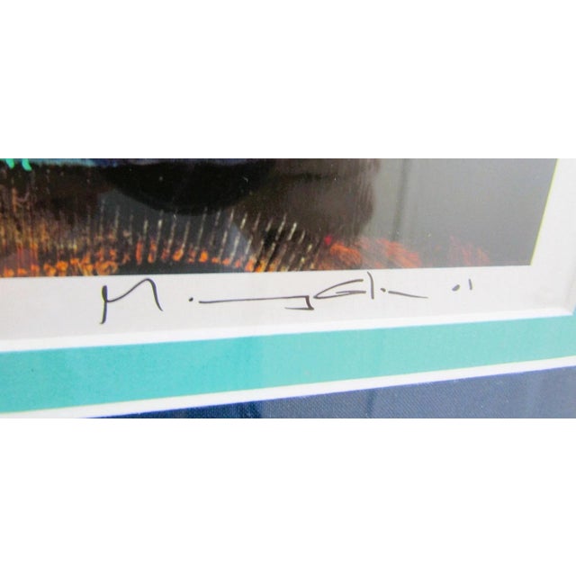 2000 - 2009 Marcus Glenn Three Harmonizing With One 2001 Lithograph Ea 133/150 Matted Framed For Sale - Image 5 of 7