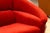 Vintage Milo Baughman Thayer Coggin Boldido Red Fabric Lounge Chair and Ottoman For Sale - Image 11 of 12