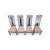 Wood Chairs in Black by Umberto Asnago for Giorgetti, Italy, Set of 4 For Sale - Image 7 of 11