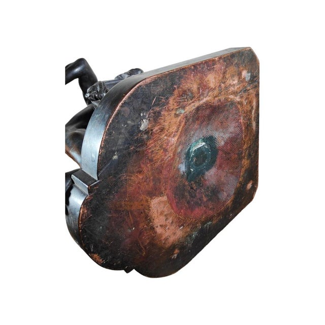 Italian Artist, Seated Youth, Patinated Copper, 1880 For Sale - Image 18 of 18