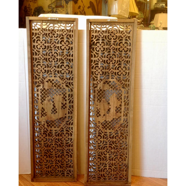 Chinese Carved Wall Panels a Pair Chairish