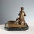 Metal Child and Turtle Sculpture in Bronze For Sale - Image 7 of 9