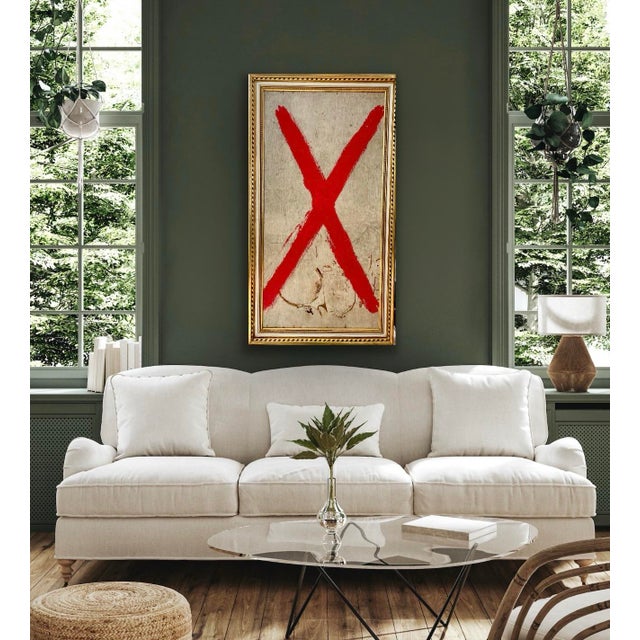 Bold, kinetic, and unapologetically expressive, this striking graffiti-style found object painting brings urban energy...