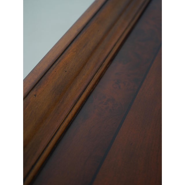 Brown Hekman French Style Cherry Tray Top Metal Base Coffee Table For Sale - Image 8 of 15