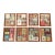 Set of Eight Wood Framed Cigar Box Label Collection For Sale