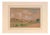 Edouard Dufeu, Landscape, 19th Century, China Ink and Watercolor For Sale