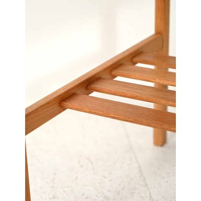 1960s Vintage Scandinavian Oak Bedside Table, 1960s For Sale - Image 5 of 9