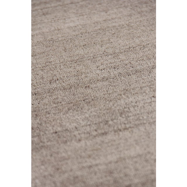 Transitional Exquisite Rugs Creil Hand loom Bamboo/Silk Linen Rug-8'x10' For Sale - Image 3 of 11