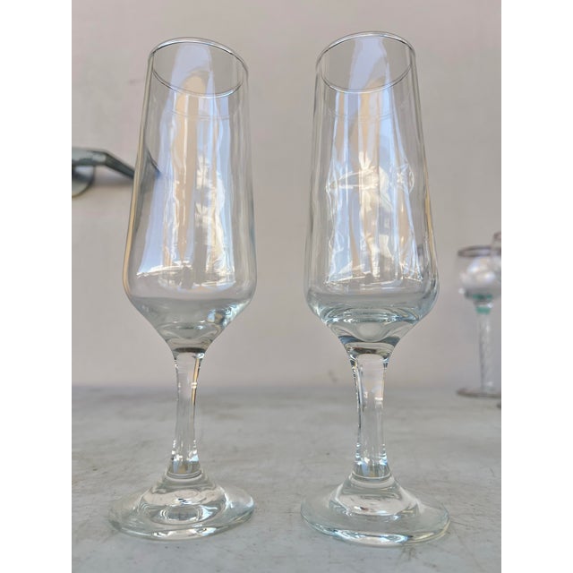 1960s Champagne Glasses by Rosenthal - 2 For Sale In West Palm - Image 6 of 6