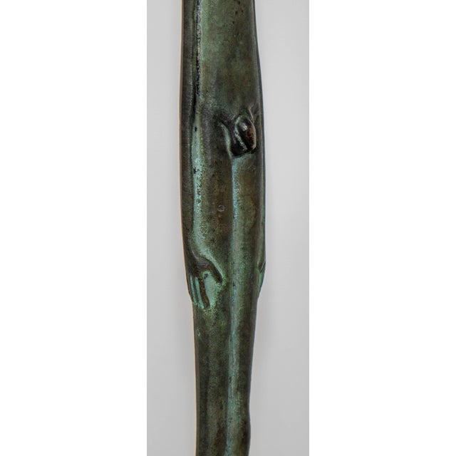 Diego Giacometti Shadow of the Evening Etruscan Bronze Museo Etrusco Guernacci Volterra For Sale - Image 4 of 12