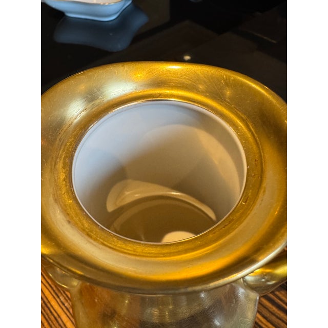 Cobalt Blue & Gold Fine China and Signed Crystal Cobalt Blue & Gold Fine China and Signed Crystal Collection, (79 Pieces Total) For Sale - Image 4 of 17