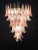 1980s Sumptuous Pink and White Petal Murano Glass Chandelier, Italy, 1980s For Sale - Image 5 of 13