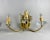 Vintage Wall Lamps in Gilt Brass and Crystal, Set of 2 For Sale - Image 4 of 10