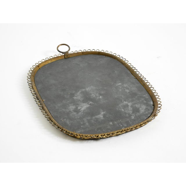 Mid-Century Modern Brass Wall Mirror by Josef Frank for Svenskt Tenn, Sweden, 1950s For Sale - Image 17 of 18