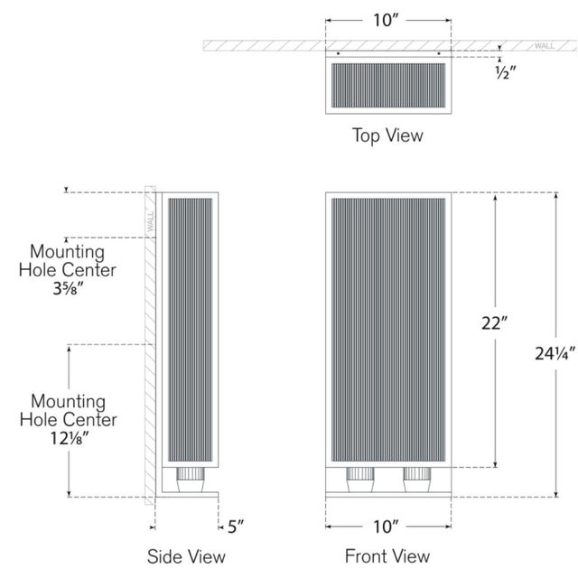 Silver Barbara Barry for Visual Comfort Signature York 24" Double Box Sconce in Polished Nickel with Clear Ribbed Glass For Sale - Image 8 of 9