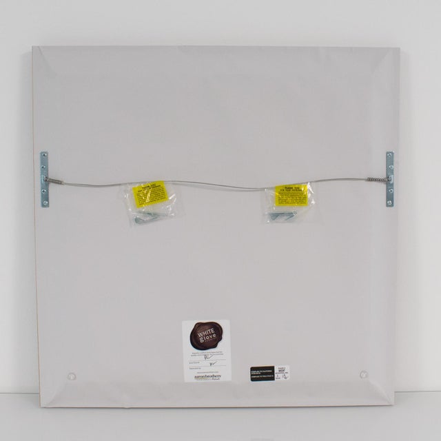 Abstract Judaica Enamel Mounted Wall Panel Plaque Artwork by George Welch, Circa 1950 For Sale - Image 12 of 15