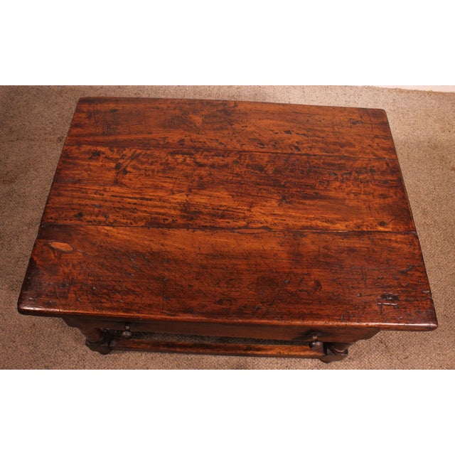 Late 16th Century Spanish Coffee Table in Walnut For Sale - Image 9 of 10