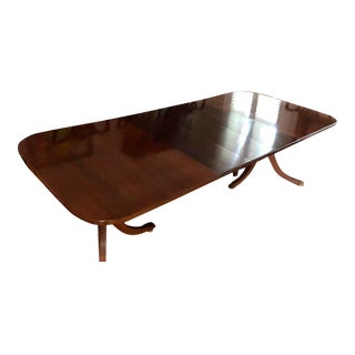 1940s Traditional Mahogany Banquet Dining Table by Georgetown Galleries For Sale