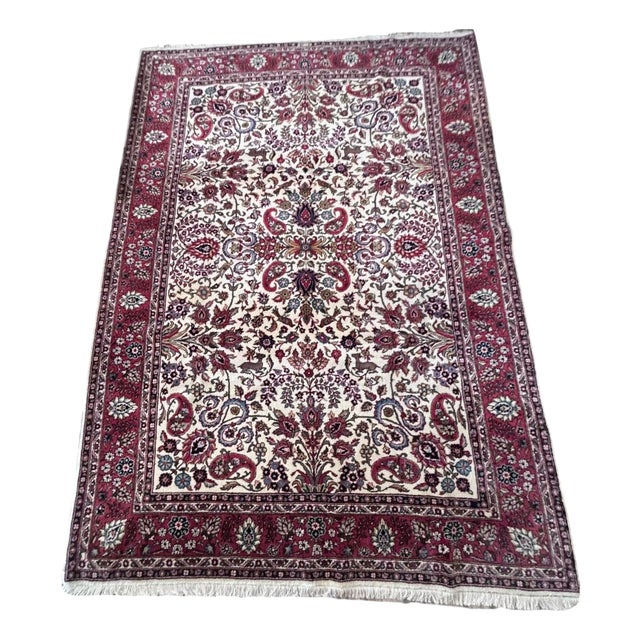 Vintage Sarough Rug, 1960s For Sale