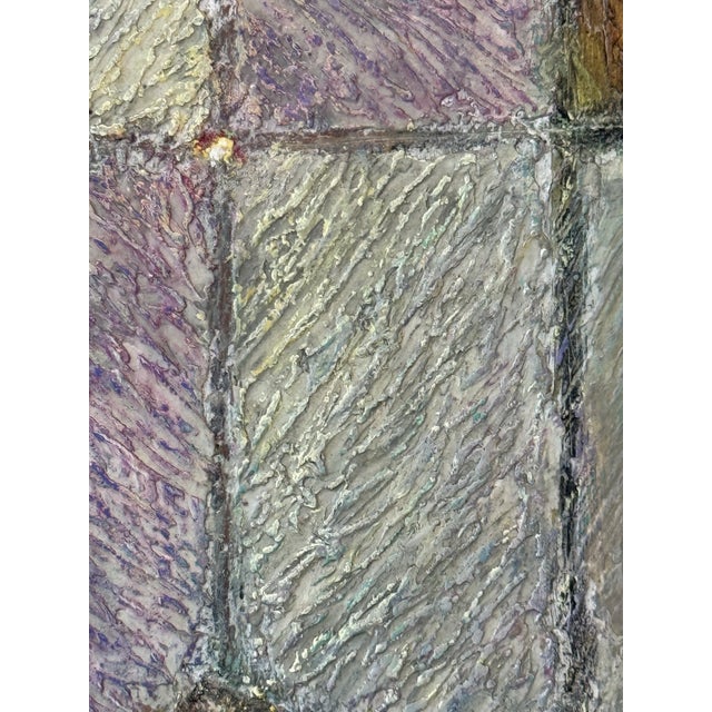 Cubist Abstract Oil on Canvas For Sale - Image 10 of 12